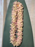 Light purple double orchid lei