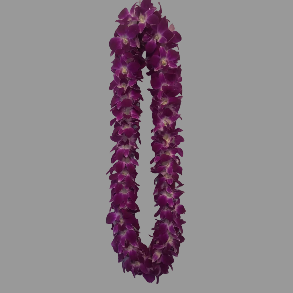 Double Orchid Lei